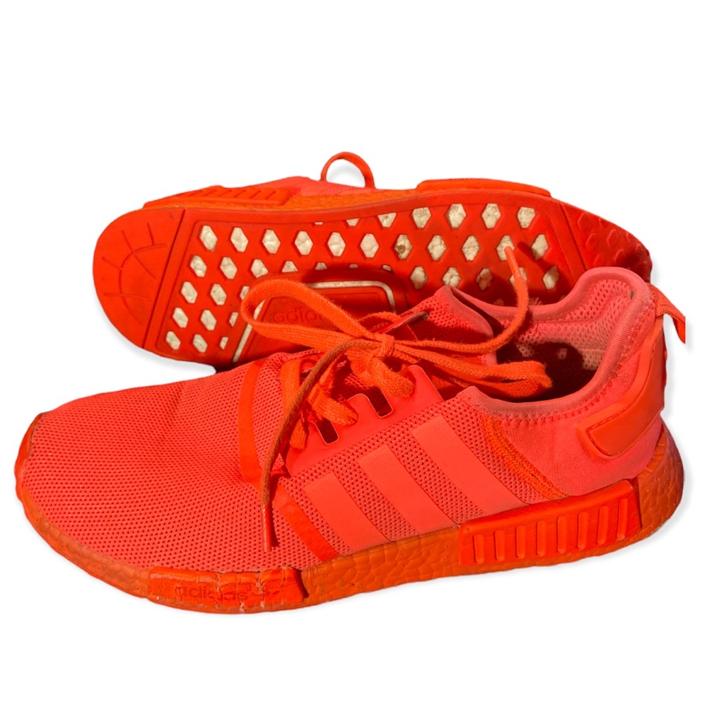 Mens adidas NMD R1 Athletic Shoe - Vivid Red Monochrome